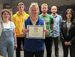 Professional shooting experience at a professional shooting range