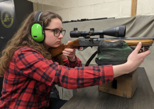 Historic rifle display with expert safety instruction