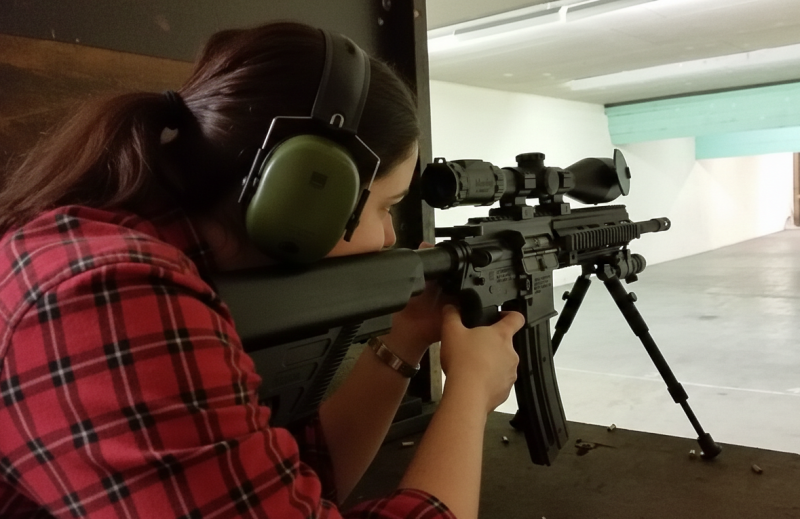 Tactical shooting drill for beginners and enthusiasts