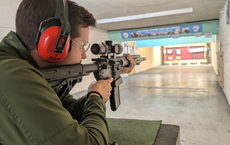 Indoor range shooting providing a unique experience day