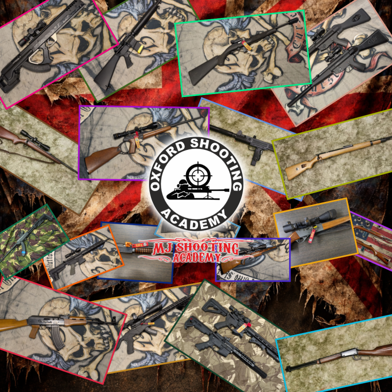 Historic rifle display with expert safety instruction